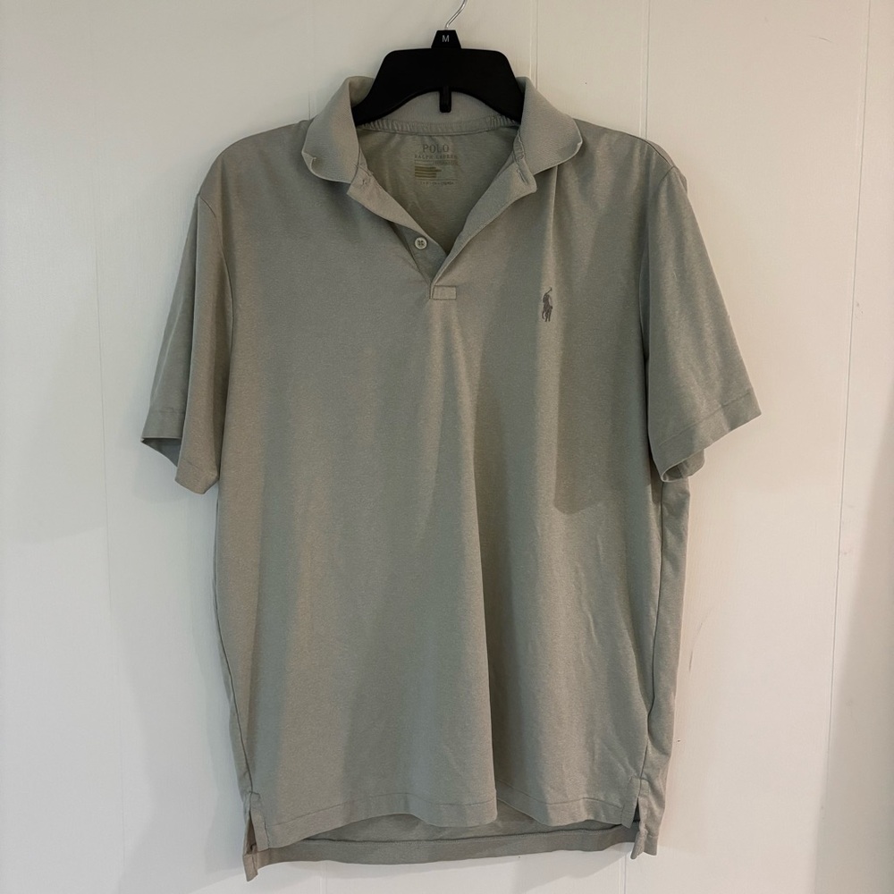 Ralph Lauren Men's Light Gray Polo Shirt